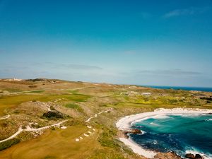 Cape Wickham 17th Green 18th Bay